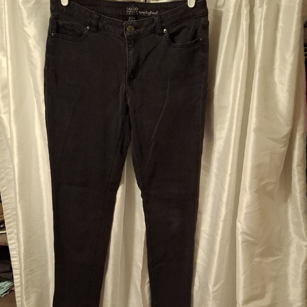 Soho Women's Dark Gray Jeans 8